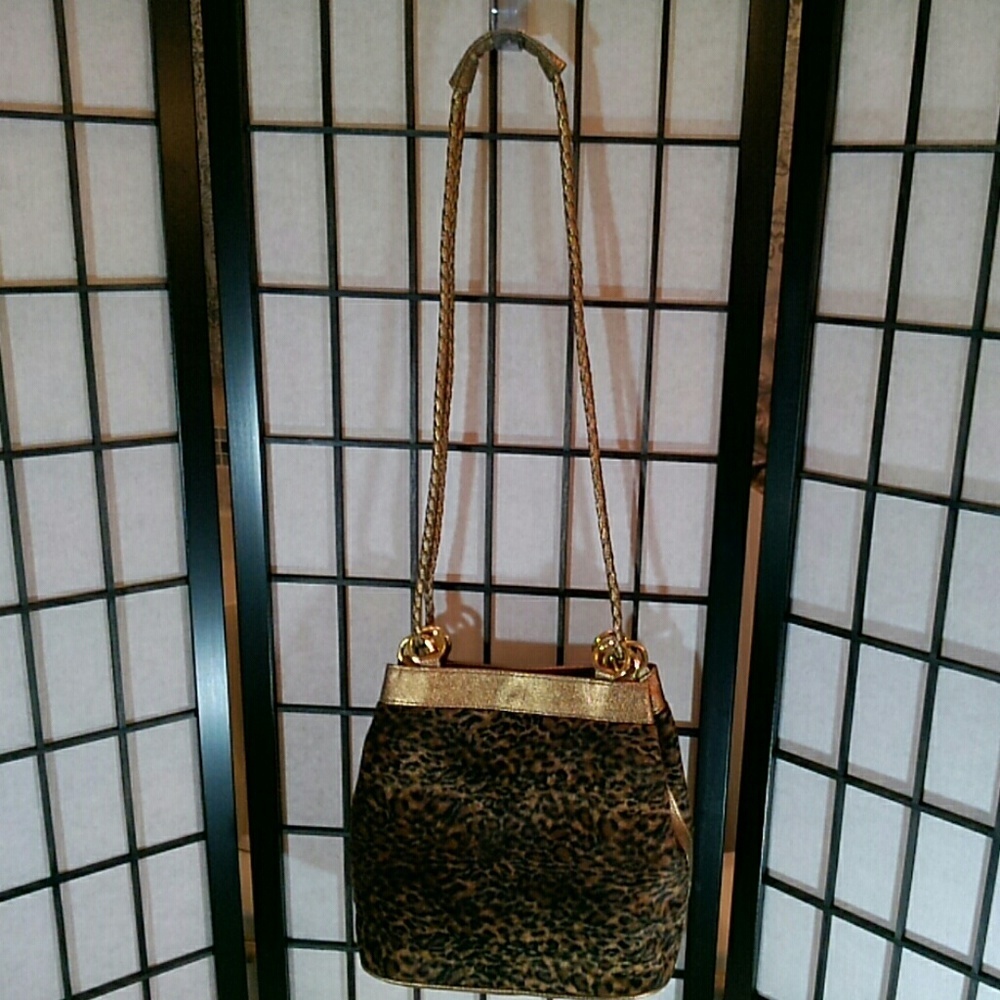 Tianni faux fur shoulder bag